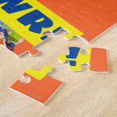 Dog in Dinosaur Costume ジグソーパズル (側面)