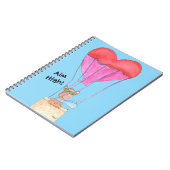 Dog in Hot Air Balloon ノートブック (左側)