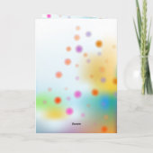 Dog in Party Hat Birthday カード (裏面)