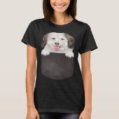 Dog In Pocket  Dog  Coton de Tulear Tシャツ (正面)