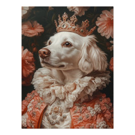 Dog in Royal Attire. Elegant Dog Portrait - Royal ポスター