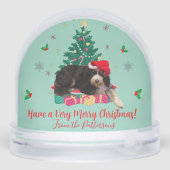 Dog in Santa hat & Christmas Tree  (裏面)