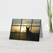 Dog in the Window Dog Compensity Card カード (正面)