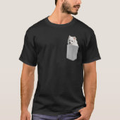 Dog in Your Pocket American Eskimo Tシャツ (正面)