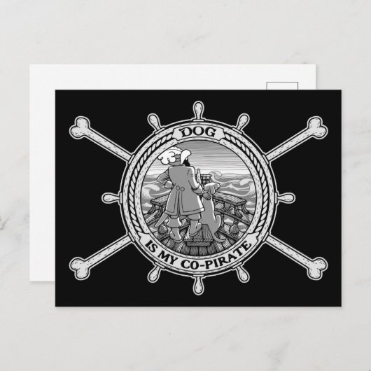 Dog Is My Co-Pirate II ポストカード (正面/裏面)