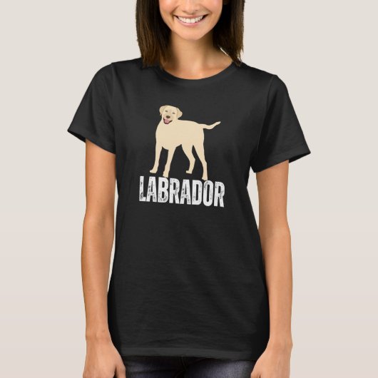 Dog Labrador Retriever For Women's Lab Dog Men's   Tシャツ (正面)