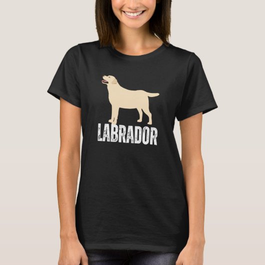 Dog Labrador Retriever For Women's Lab Dog Men's   Tシャツ (正面)