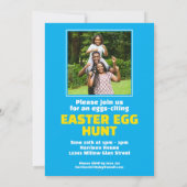 Dog Laying on Easter Eggs 招待状 (裏面)