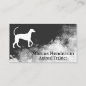 Dog Logo | Background Texture 名刺 (正面)