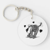 Dog Love キーホルダー (正面)