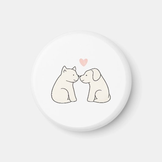 Dog Love マグネット (正面)