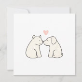 Dog Love Flat Card (正面)
