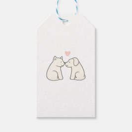 Dog Love Sticker ギフトタグ
