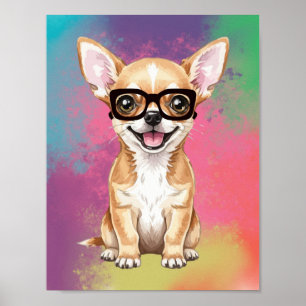 Dog Lover   カラフルでおもしろい犬のポップアート ポスター