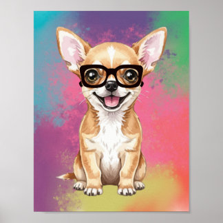 Dog Lover | カラフルでおもしろい犬のポップアート ポスター
