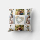 Dog Lover 4 Photo Collage Gift クッション (裏面)