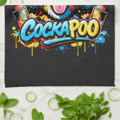 Dog Lover Cockapoo Gift Dog Owner  キッチンタオル (折り畳み)