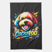 Dog Lover Cockapoo Gift Dog Owner  キッチンタオル (縦)