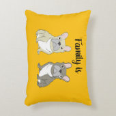 Dog lover, Family is アクセントクッション (正面(垂直))