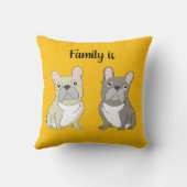 Dog lover, Family is クッション (裏面)