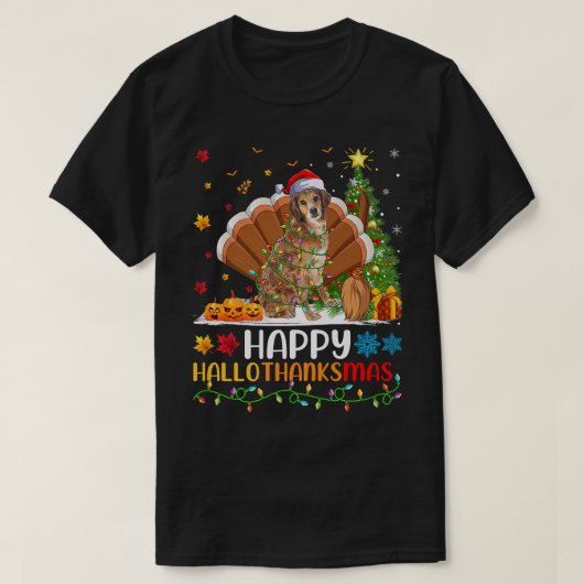 Dog Lover Funny Happy Brittany Spaniel Dog HelloTh Tシャツ (デザイン正面)