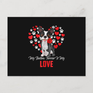 Dog Lover Gift For Womens My Boston Terrier ポストカード