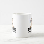 Dog lover - Life is better with a dog コーヒーマグカップ (中央)
