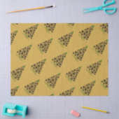 Dog Lover Paw Print Christmas Tree 6 薄葉紙 (クラフト)