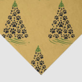 Dog Lover Paw Print Christmas Tree 6 薄葉紙 (詳細)
