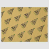 Dog Lover Paw Print Christmas Tree 6 薄葉紙 (正面)