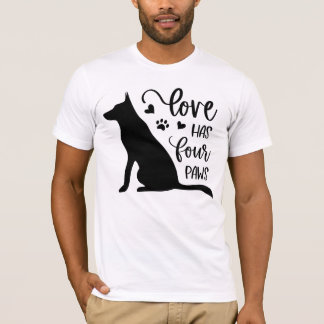 Dog Lover Quote bella canvas jersey short sleeve Tシャツ