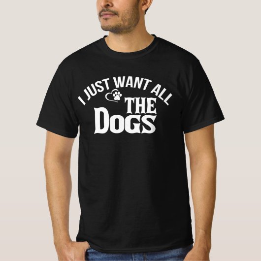 dog lover shirt tシャツ (正面)