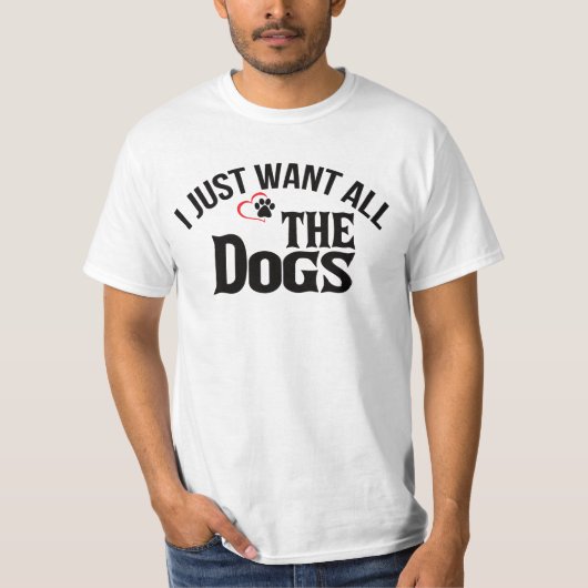 dog lover shirt tシャツ (正面)