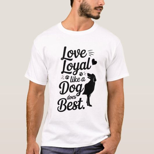 Dog Lover Tee, Matching Dog Mom and Dad Shirt Tシャツ (正面)