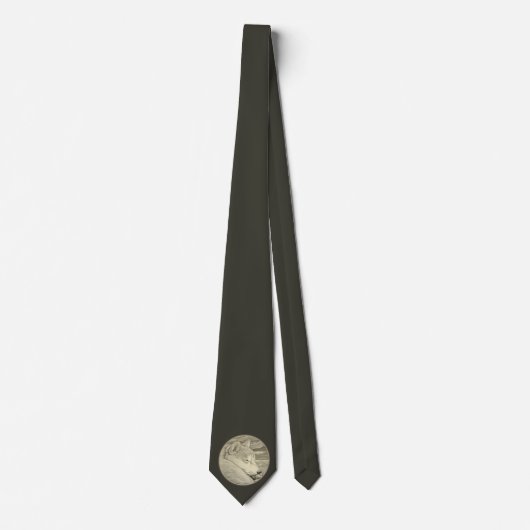 Dog Lover Tie Shiba Inu Dog Neckties Customizable ネクタイ (正面)