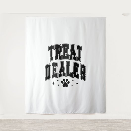 Dog Lover Treat Dealer タペストリー (正面)