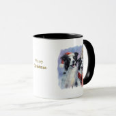Dog Lovers Christmas Coffee Mug マグカップ (正面右)