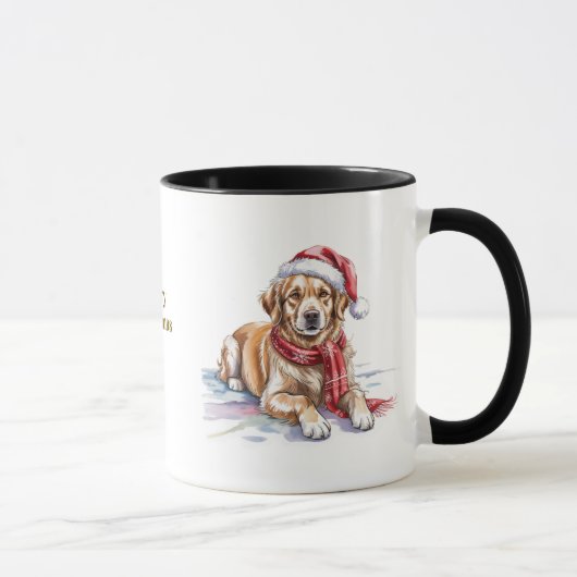 Dog Lovers Christmas Coffee Mug マグカップ (右)