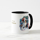 Dog Lovers Christmas Coffee Mug マグカップ (正面右)