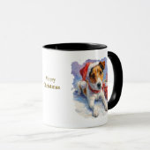 Dog Lovers Christmas Coffee Mug マグカップ (正面右)