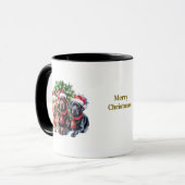 Dog Lovers Christmas Coffee Mug マグカップ (正面左)