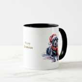 Dog Lovers Christmas Coffee Mug/Labrador マグカップ (正面右)