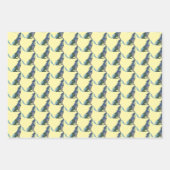 Dog Lovers Dogs Art Wrapping Craft Paper Personal ラッピングペーパーシート (正面2)