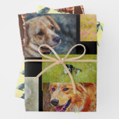 Dog Lovers Dogs Art Wrapping Craft Paper Personal ラッピングペーパーシート (インサイチュ)