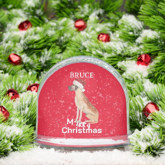 Dog Lovers Fun Red Merry Christmas (クリスマス)