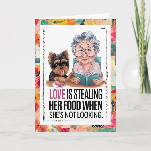 Dog Lovers Fur Baby Friendship Card カード (正面)