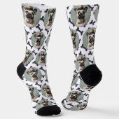 Dog Lovers One Photo Fun Pet ソックス (傾斜あり)