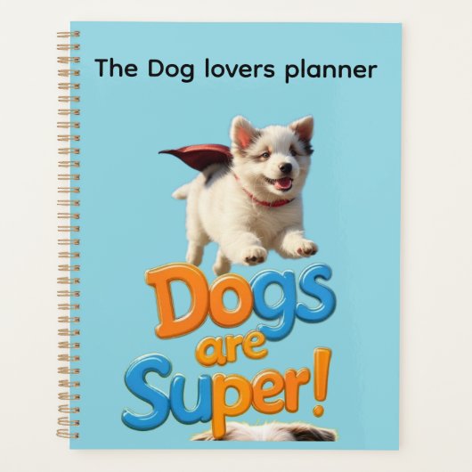 Dog lovers planner プランナー手帳 (正面)