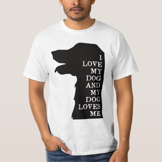 Dog lovers quote tシャツ (正面)
