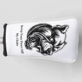 Dog-Loving Dad  Golf Head Cover ゴルフヘッドカバー (正面)